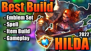 HILDA BEST BUILD 2022 | TOP 1 GLOBAL HILDA BUILD | HILDA - MOBILE LEGENDS | MLBB