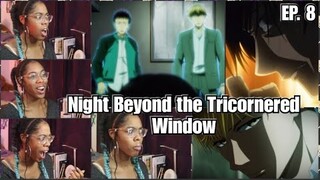 He's a Mess | The Night Beyond the Tricornered Window Episode 8 Reaction | Lalafluffbunny