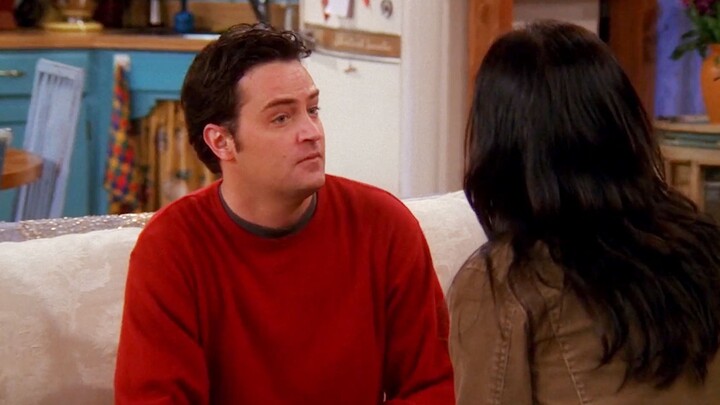 Chandler, he was almost on the verge of falling.