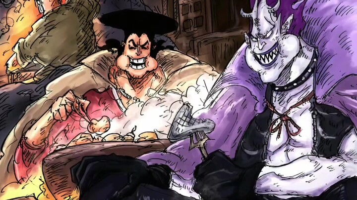 Setelah mendengar kabar Kaido menginvasi Negeri Wano, Moria merangkum kekuatan pasukan kedua belah p