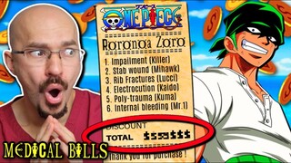 DOCTOR Breaks Down One Piece MEDICAL BILLS | Roronoa Zoro