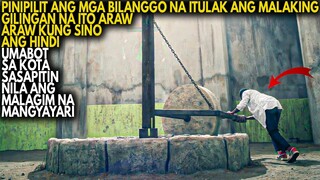 PINIPILIT NILA ANG MGA BILANGGO NA ITO NA ITULAK ANG MALAKING GILINGAN NA ITO