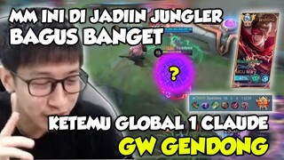 SOLO RANK KETEMU GLOBAL 1 CLAUDE!! PAKE MARKSMAN JUNGLER INI MASI ENAK BANGET BUAT GENDONG"!!