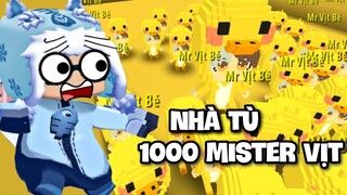 MEOWPEO GIẢI MÃ THOÁT KHỎI NHÀ TÙ 1000 MISTER VIT SIÊU KHÓ TRONG MINI WORLD MINI GAME