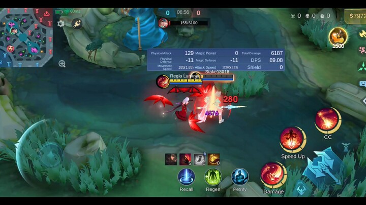 coba skill hero carmilla yang sudah update - Mobile legends