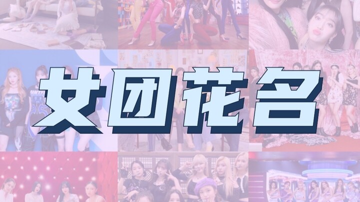 【韩娱】Kpop女团花名科普来啦！