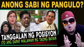 KAPAPASOK LANG : Grabe to! TINAPOS na ni Pres BBM VP SARA Matinding UTOS SPEAKER REACTION VIDEO