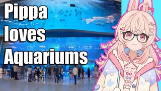 Pippa likes aquariums
