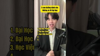 Những con đường cho ai rớt đại học #funny #shorts