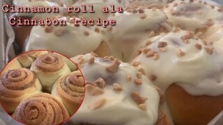 Cream cheese cinnamon roll