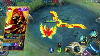 Benedetta Skin Epic Sky Red Script With Lobby Effect No Password - Mobile Legends