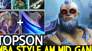 TOPSON Anti Mage Imba สไตล์ AM Mid Gank พร้อม Vanguard + Mana Break Dota 2