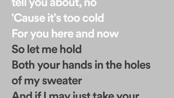 sweater weather lyrics