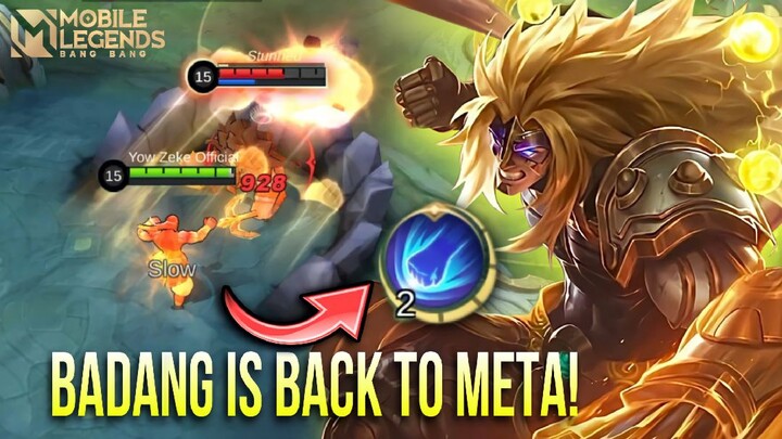 BADANG BUFF 2022 🔥BADANG META 2022 🔥|MLBB NEW UPDATE | MLBB REVAMP HEROES