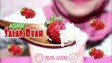 Asmr Salad Buah Segar Manis Strawberry, Lengkeng, Jeruk, Kiwi | Asmr Indonesia