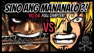 ONE PIECE 1034: TULOY ANG LABAN NI ZORO & SANJI | MAGAGALIT SI ZORO SA PAG-ATAKE NI SANJI KAY LUFFY