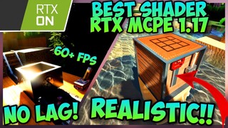 Shader MCPE 1.17 RTX EDITION!! | Shaders realistic dan ada Reflection shader | #rtx #shaders