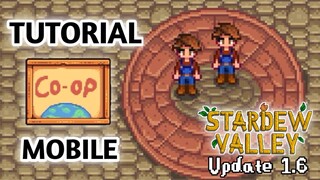 Tutorial Multiplayer Co-op Stardew Valley Android / Mobile Update 1.6