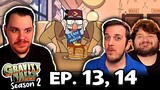 Gravity Falls Season 2 Episode 13 and 14 REACTION || Group Reaction