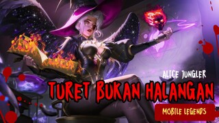WALAU DI NERF TETAP OP ! GAMEPLAY ALICE MOBILE LEGENDS
