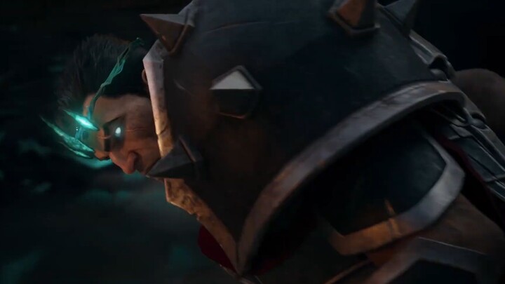 Nocturne is a real man—when there's danger, he steps up to take the hit, preventing Samira from bein