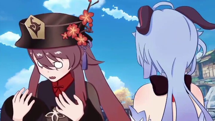 (Genshin Impact /Handwritten)Why does Hutao want to humiliate himself?