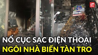 Cục sạc cắm ở ổ điện gặp sự cố, tài sản bao năm tan thành tro