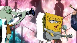 [Squidward x Spongebob x Yan Xiaoliu] Fireworks - the last blessing for the new year