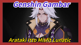 [Genshin Impact, Gambar] Arataki Itto "Misfit Lunatic"