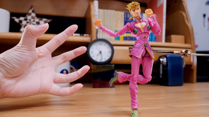 30 hours of synthesis of 277 photos to create a stop-motion animation of JOJO figures dancing [Animi