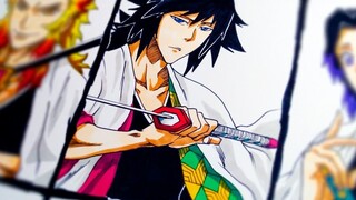 Draw Demon Slayer characters in the BLEACH anime style