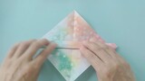 Cara melipat keranjang bunga origami sederhana dan indah