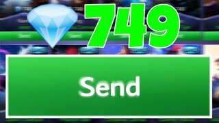 Sending 749 diamond worth of skin!