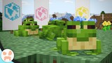 THEY ADDED FROGS + TADPOLES TO MINECRAFT!