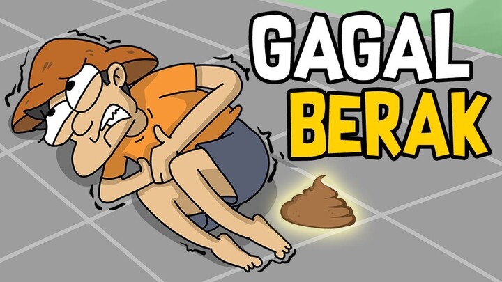 GAGAL BERAK  Kartun Acing Lucu  Funny Cartoon