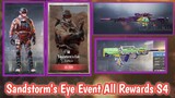 Sandstorm's Eye Event All Rewards Season 4 codm 2022 | Sandstorm's Eye Event in cod mobile 2022