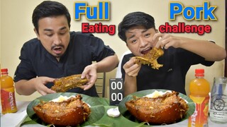 Full pork chop EATING CHALLENGE Manipuri || Oktum achouba chaba hanba thuba tanaba manipuri