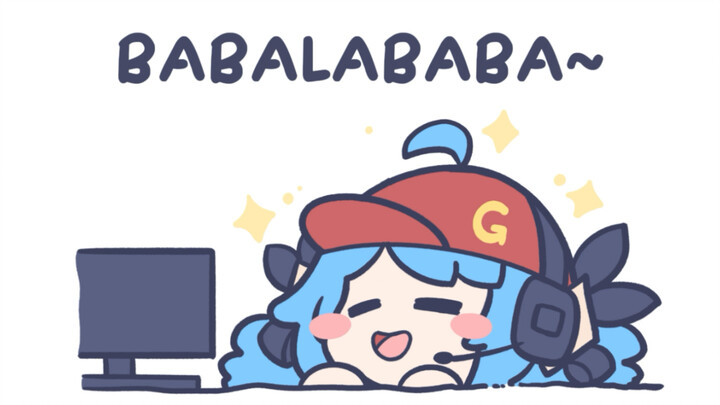 مرحبًا! جلايسو! ماذا تود أن تأكل؟ اليوم أيضًا هي غوين الصغيرة اللطيفة!