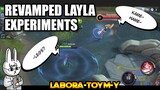 EXPERIMENTS WITH REVAMPED LAYLA : PROJECT NEXT - MLBB - MOBILE LEGENDS LABORATOYMY