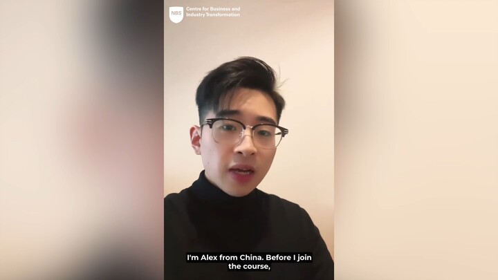 Alex Chen talk about his experience with the course