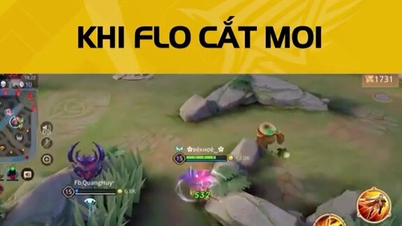 Khi Flo cắt moi gặp thánh nhây