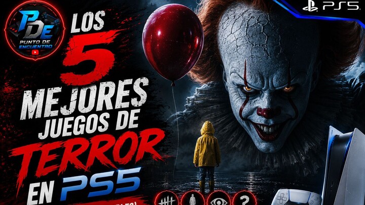 Los 5 MEJORES Juegos de TERROR en PS5 No Apto para Sensibles