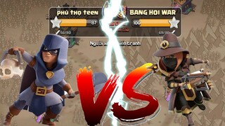 War Clan TH14  Phu Tho Teen Đụng VS BANG HOI WAR  | NMT Gaming