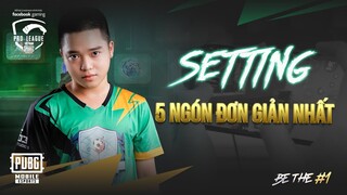 PMPL VN S2 | Setting 5 Ngón PUBG MOBILE Đơn Giản Dễ Chơi Nhất - Cows Men United Esports