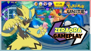 Discharge Is Like Wigglytuff's Sing - Zeraora MVP Gameplay In Pokemon Unite #11 | Nintendo Switch