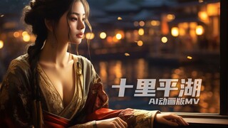 《兰若寺》十里平湖霜满天