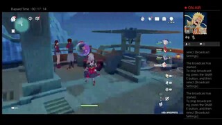 BerniceSachiko's Live PS4 Broadcast : Genshin impact Getting to Inazuma through Beidou's ship