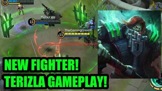 New Insane Fighter! | Terizla Gameplay (Mobile Legends)