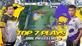TOP 7 PLAYS ONIC PH vs ECHO | MPL-PH SEASON 8