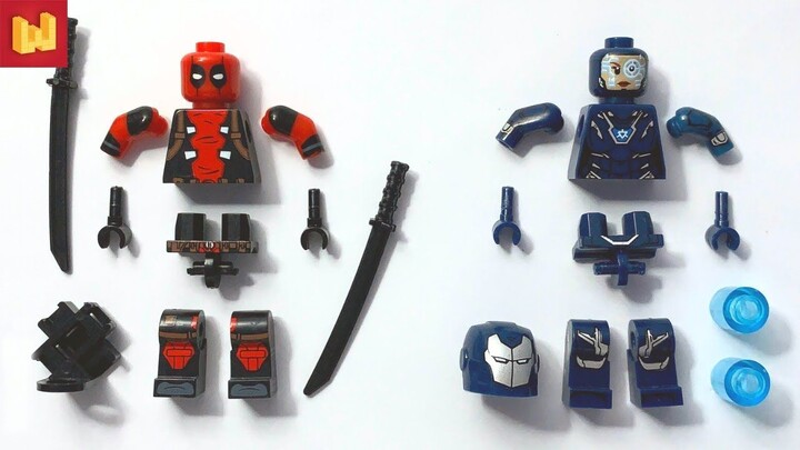 LEGO Deadpool dan Iron lady